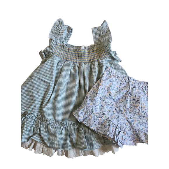 Makena Lane Smocked Tunic Set - Picture 1 of 10